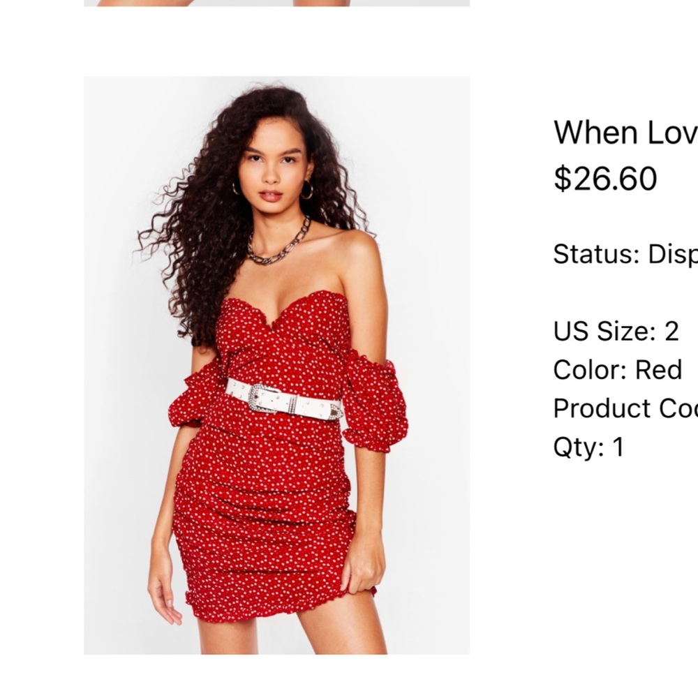 Nasty gal dress